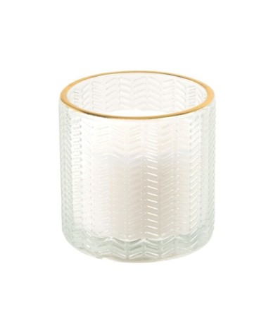 Bougie parfumée en verre blanc H7 100 g