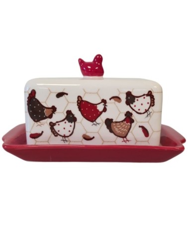 Boîte à beurre en céramique