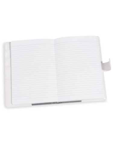 Carnet de notes blanc imprimé URBAN