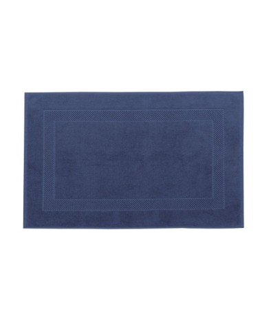 Tapis de bain coton bleuet 60x80 cm