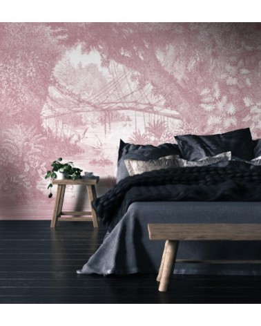 Papier peint panoramique gravure jungle 390x270cm