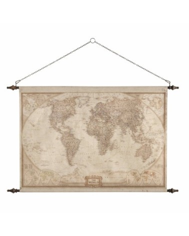 Déco murale carte du monde 117x129