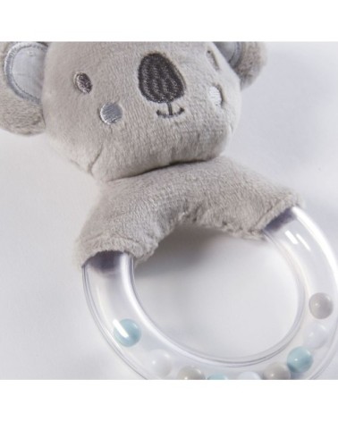 Hochet bébé koala gris