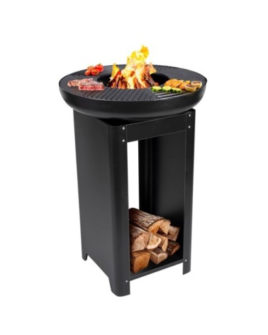 Barbecue noir fer h90xl60.8xl60.8cm