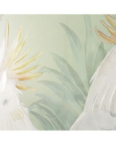 Toile perroquets 120x120