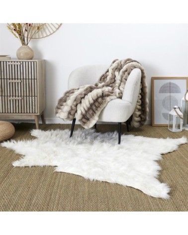 Tapis polyester[ ]blanc[ ][]