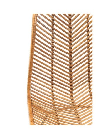 Chaise en rotin et acier