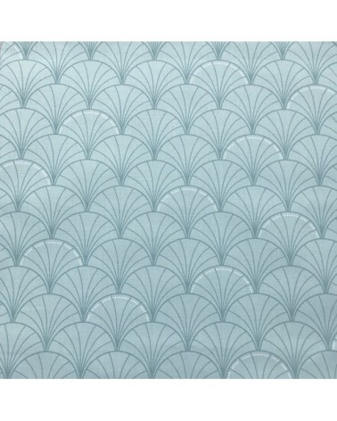 Nappe enduite ronde 160 x 160 cm vert