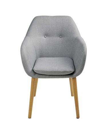 Fauteuil vintage gris clair