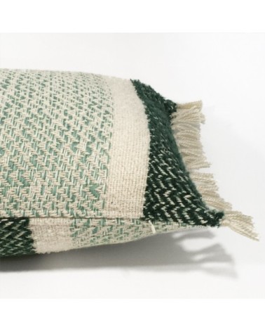 Coussin berbère vert cassé 35x60