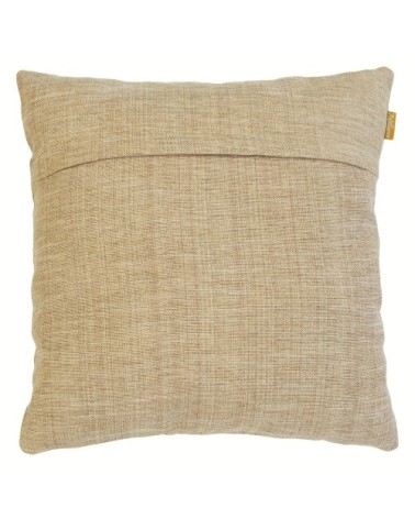 Coussin fleur du pacifique beige 50x50