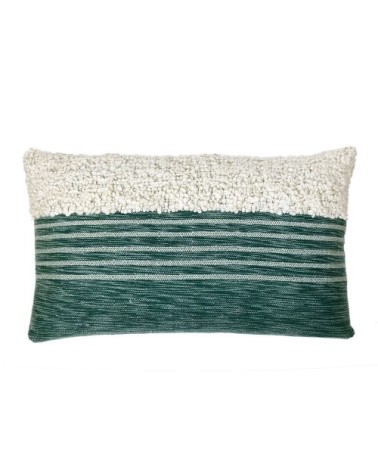 Coussin vert 35x60