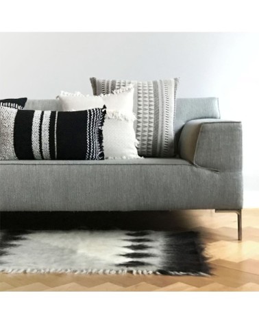 Coussin blanc cassé 50x50