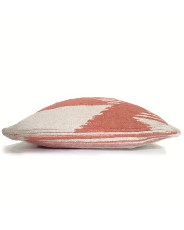 Coussin rose acajou 50x50