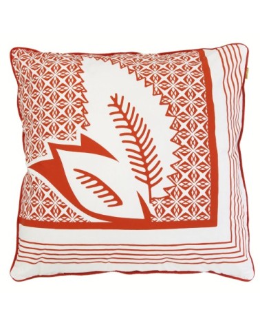 Coussin fleur du Pacifique bleu 70x70