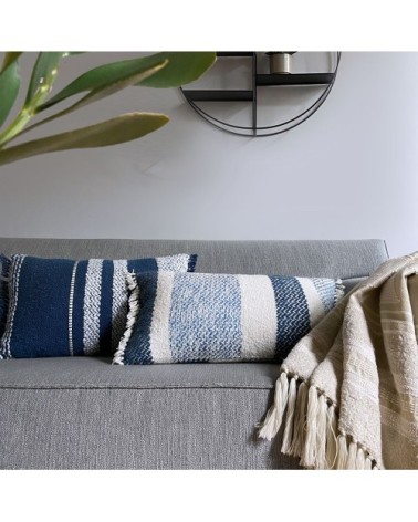 Coussin berbère bleu 35x60