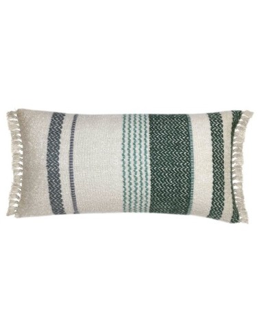 Coussin multicolore vert pastel 37x70