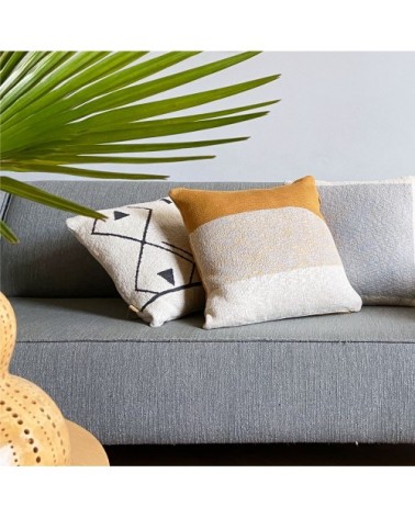 Coussin Sunset jaune 50x50