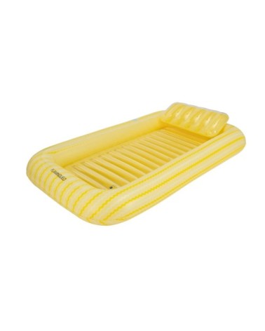 Piscine gonflable individuelle 200cm avec porte-gobelet jaune