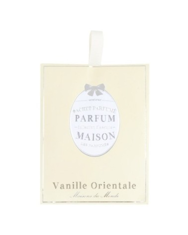 Sachet parfumé vanille orientale blanc