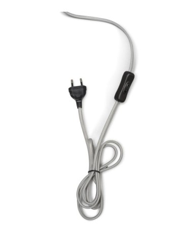 Lampe tripode bambou et lin naturel vert H54cm