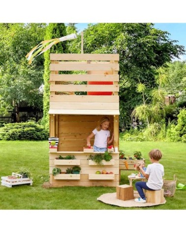 Maisonnette en bois pour enfants