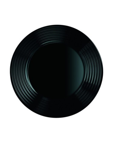 Assiette à dessert noire D19cm