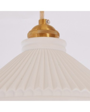 Suspension couleur blanche 50cm