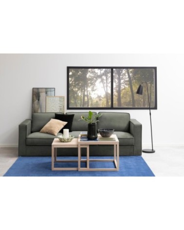 Table basse gigogne en chêne 70cm