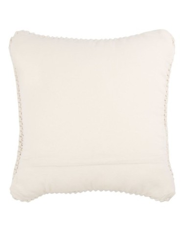 Coussin en coton écru 50x50
