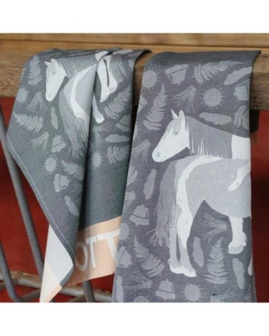 Tablier coton Gris 70x90 cm