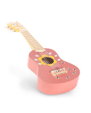Guitare pour enfants en bois naturel