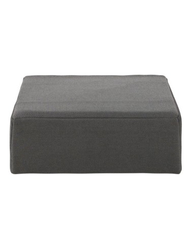 Pouf pour canapé modulable de jardin à billes en fibre oléfine gris anthracite