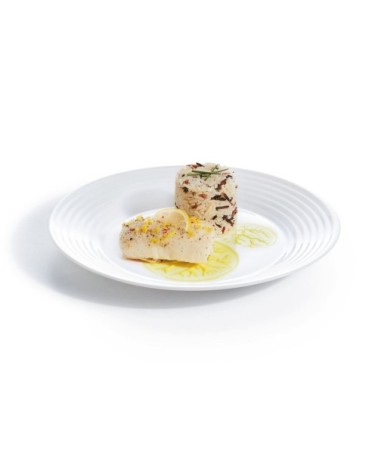 Grande assiette plate blanche D27cm