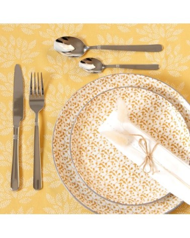 Coffret 24 couverts en acier argenté