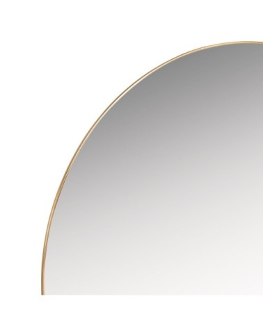 Miroir en métal doré D40