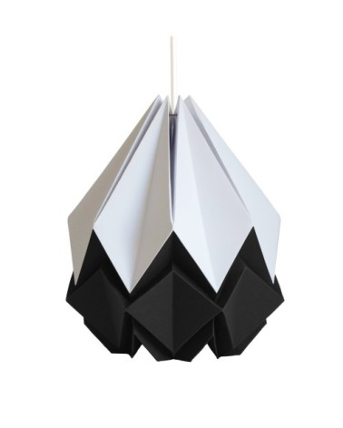Suspension origami bicolore en papier taille M