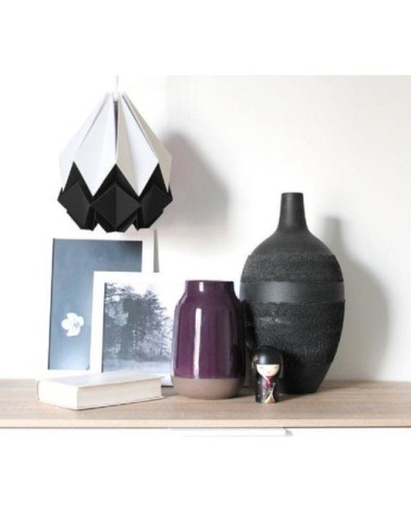 Suspension origami bicolore en papier taille M