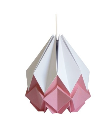 Suspension origami bicolore en papier taille L
