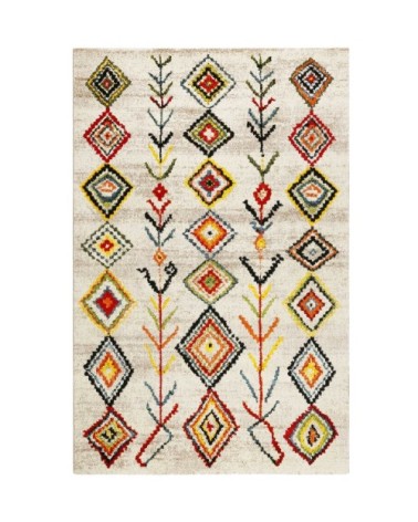Tapis inspiration berbère multicolore pour salon, chambre 200x133