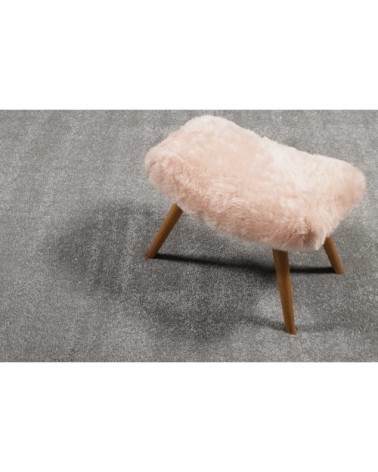 Tapis uni intemporel gris pour salon, chambre 225x160