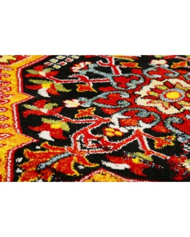 Tapis inspiration néo-classique multicolore 170x120