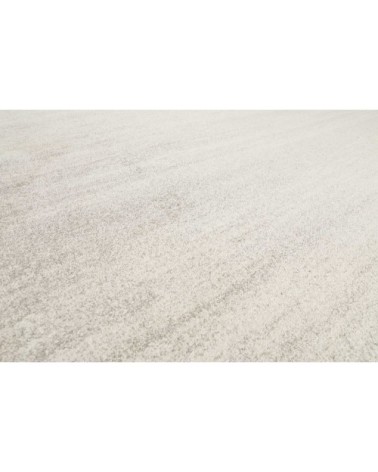 Tapis uni à velours ras gris chiné beige 200x133