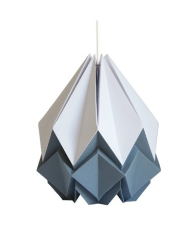 Suspension origami bicolore en papier taille XL