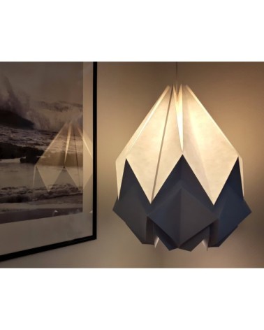 Suspension origami bicolore en papier taille XL