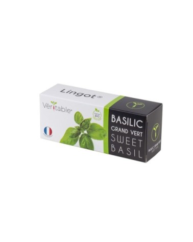 Lingot® Basilic Grand Vert BIO compatible potager Véritable® et Exky®