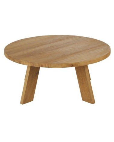 Table basse en bois de teck beige