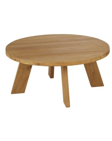 Table basse en bois de teck beige