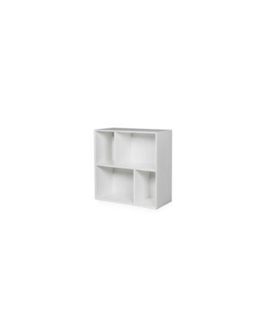 Petite étagère carrée style moderne blanc