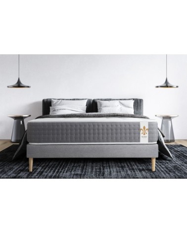 Matelas 160x200 Ressorts et mémoire de forme - Ferme